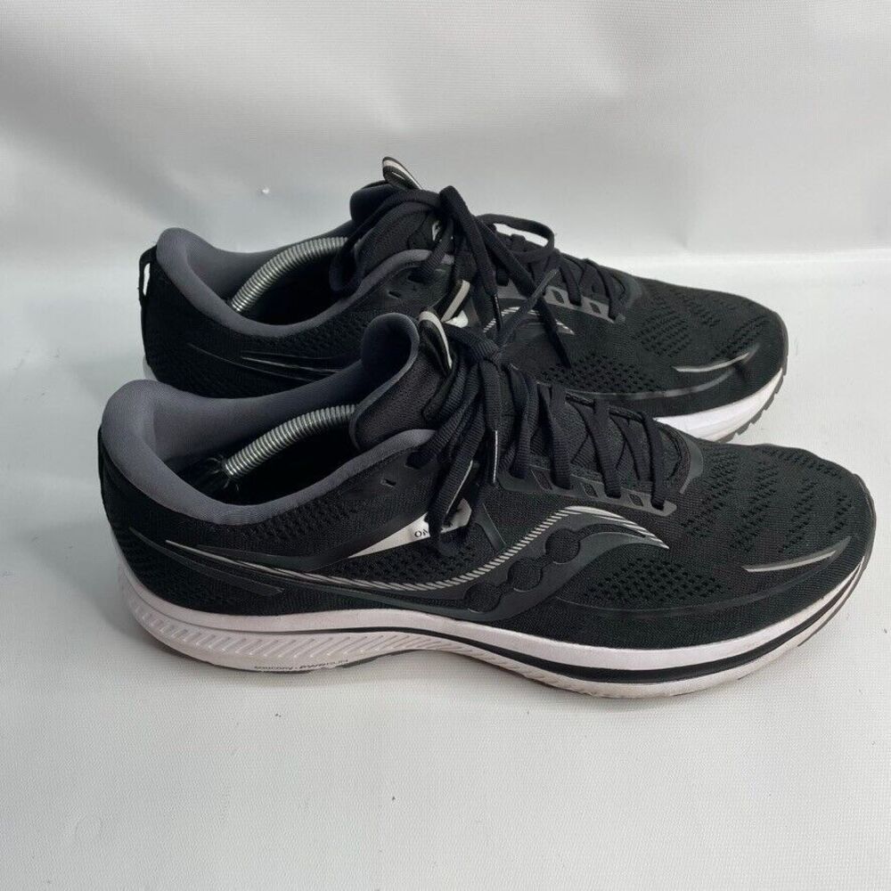 Saucony Mens Omni 21 S20762-10 Black Running Shoes Sneakers Size 13